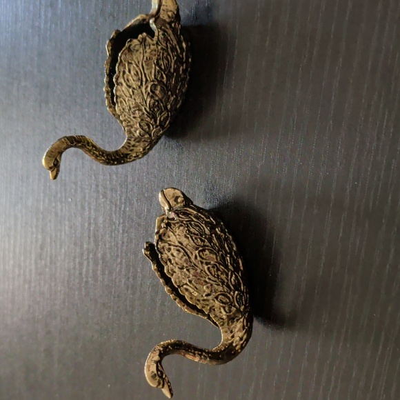 Napkin Holder,Gold Figurine - Picture 2 of 6